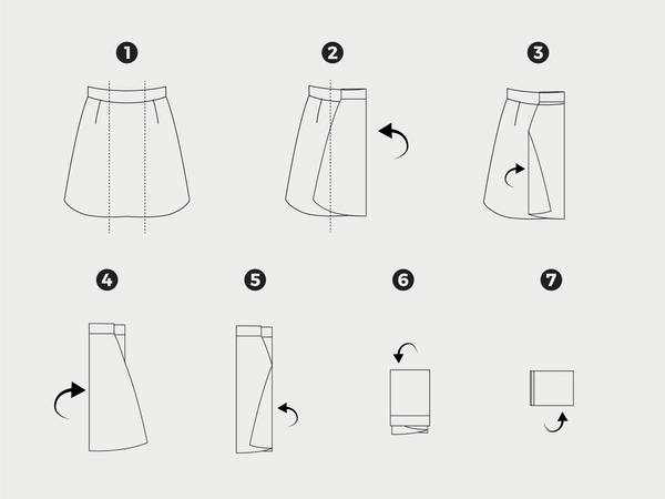 Gấp các loại váy