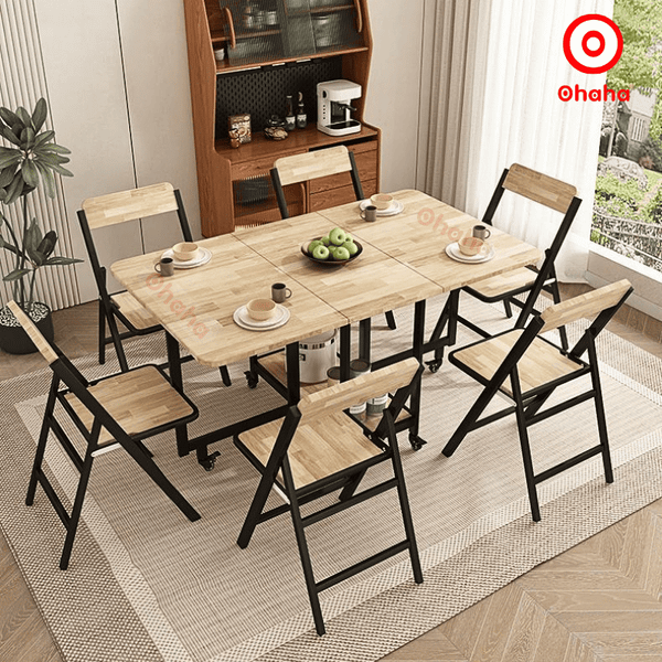 Bàn ăn gỗ tự nhiên bền đẹp