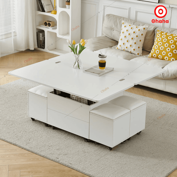 Bàn ăn đa năng xếp gọn phù hợp nhiều không gian sống