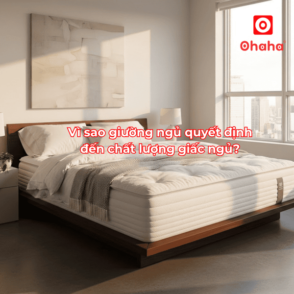 Vì sao giường ngủ quyết định chất lượng giấc ngủ?