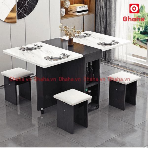 Bàn ăn thông minh xếp gọn đa năng