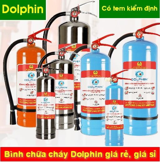 BÌNH CHỮA CHÁY DOLPHIN – GIẢI PHÁP AN TOÀN, GIÁ RẺ, CHẤT LƯỢNG ĐẢM BẢO! GIÁ RẺ, GIÁ SỈ, CÓ HÓA ĐƠN VAT