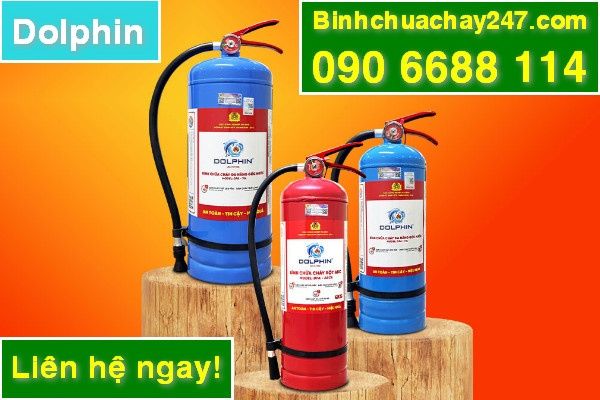 bình chữa cháy dolphin giá rẻ, giá sỉ, có tem kiểm định