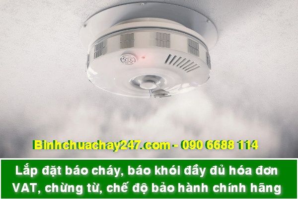 Lắp đặt báo cháy, báo khói tận nơi cho kho phế liệu, bao bì
