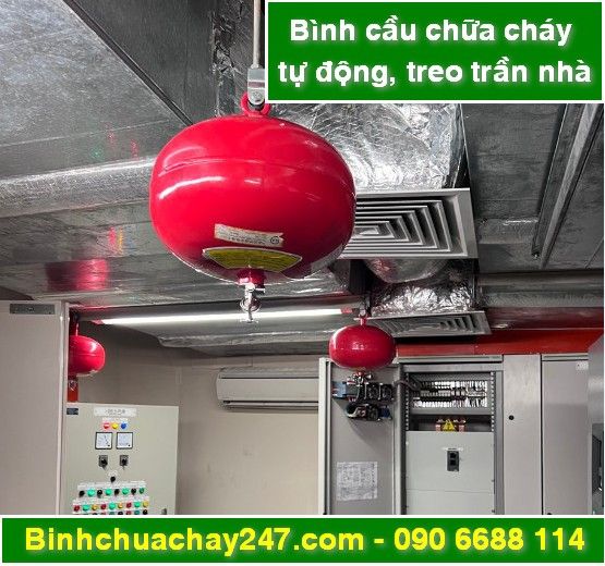 Địa chỉ mua bình cầu chữa cháy tự động, bóng chữa cháy tự động giá rẻ, giá sỉ