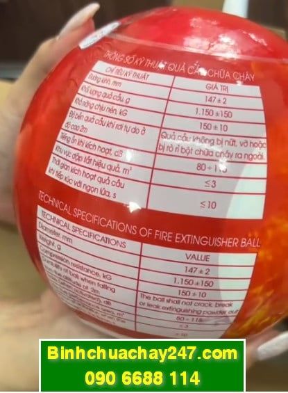 quả cầu chữa cháy tự động z113 chính hãng giá rẻ giá sỉ tại tphcm