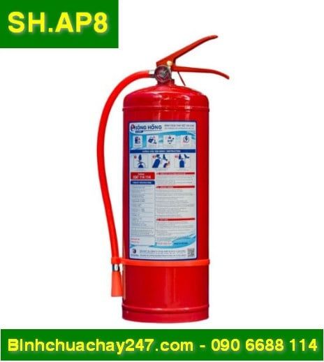 Bình chữa cháy bột ABC 8kg Sông Hồng SH.AP8
