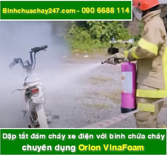 Bình chữa cháy Orion VinaFoam giá rẻ, giá sỉ, đầy đủ hóa đơn VAT