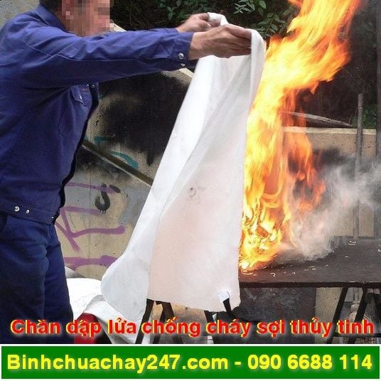 Chăn dập lửa chống cháy sợi thủy tinh