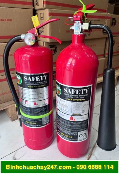 Bình chữa cháy Safety có tem kiểm định