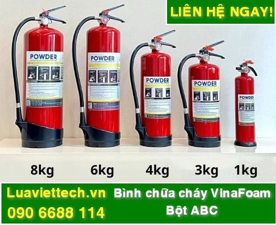BÌNH CHỮA CHÁY VINAFOAM bột ABC