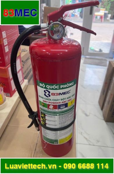 Bình chữa cháy 83MEC Bộ Quốc Phòng giá rẻ giá sỉ, có tem kiểm định, hóa đơn VAT