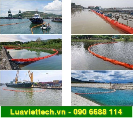 Phao quây dầu tràn tự nổi dạng tròn SOSBOOM-18, SOSBOOM-24, SOSBOOM-36