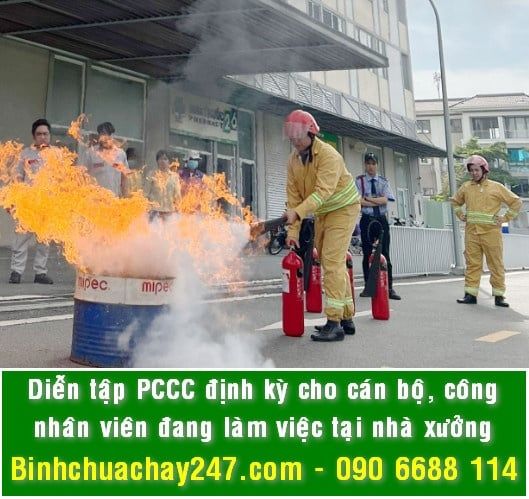 Trang thiết bị dùng trong diễn tập PCCC tại xưởng sản xuất, công ty với giá rẻ, giá sỉ, đầy đủ hóa đơn và chứng từ