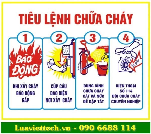Tiêu lệnh chữa cháy giá rẻ, giá sỉ, có hóa đơn vat
