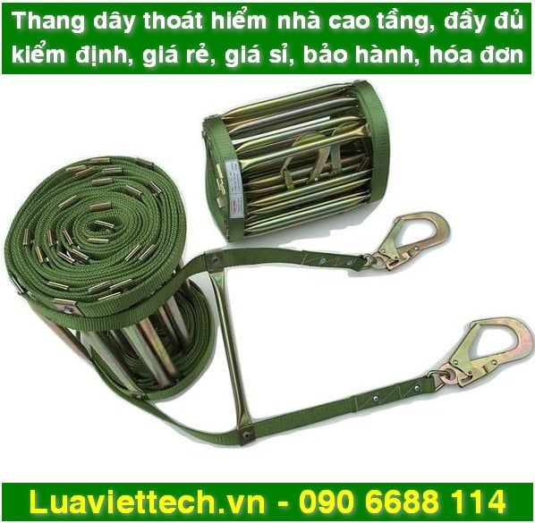 Thang dây thoát hiểm nhà ống cao tầng chất lượng cao giá rẻ