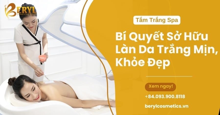 Tắm trắng an toàn tại spa