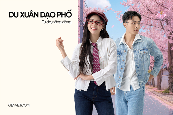 Tự tin phối đồ layering du xuân