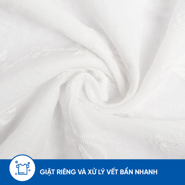Giặt riêng và xử lý vết bẩn nhanh để vết bẩn không bị 