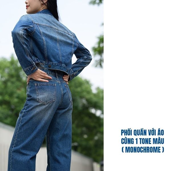 Những set đồ denim on denim tạo hiệu ứng hack dáng hiệu quả