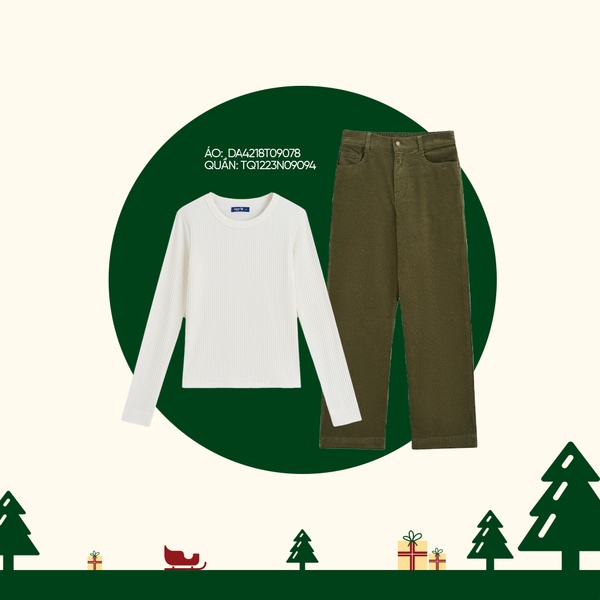 Màu xanh là màu sắc đặc trưng trong mùa Noel