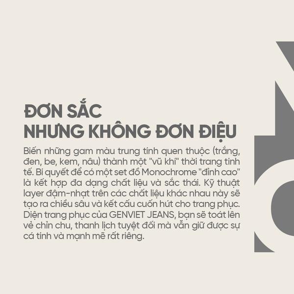 Phong cách phối đồ đơn sắc đang được ưa chuộng thời gian gần đây