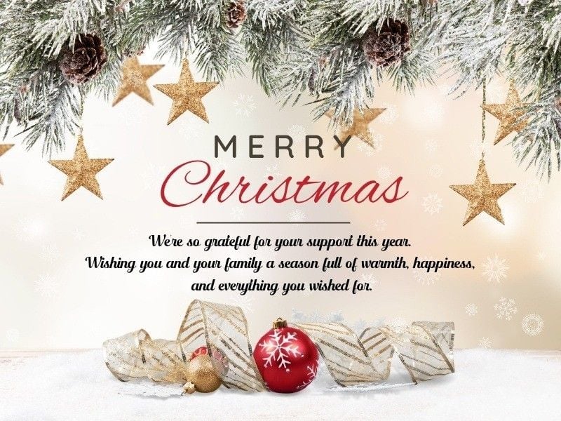 chúc giáng sinh cho khách hàng