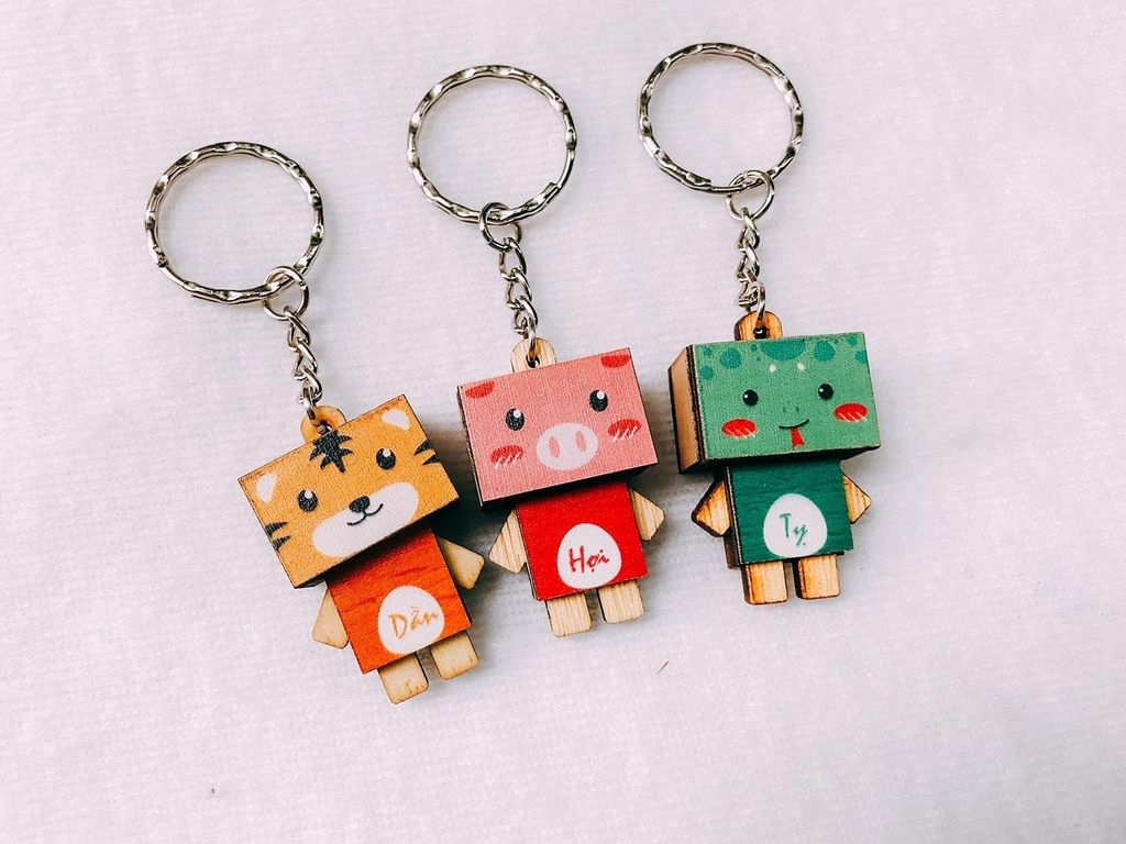 in móc khóa Tiền Giang