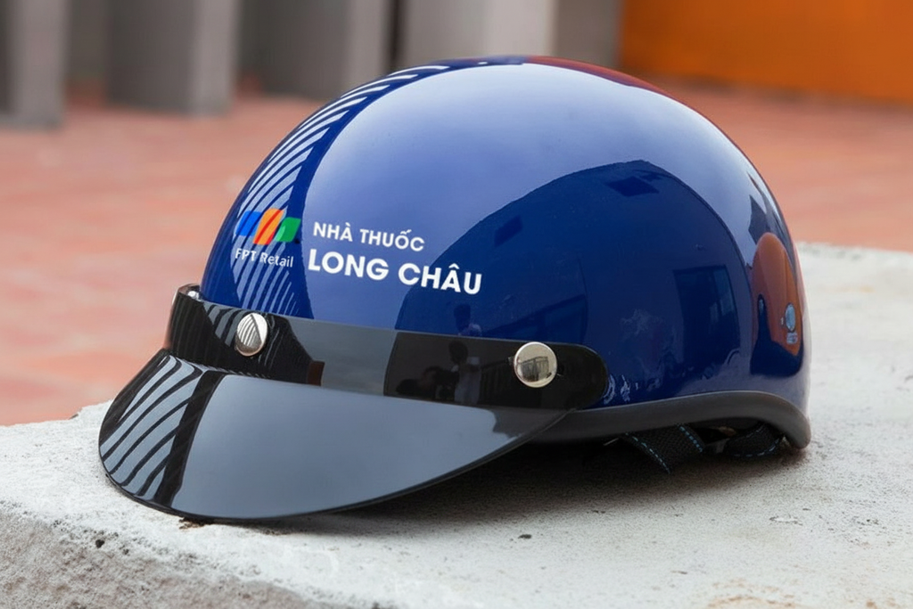 in mũ bảo hiểm nhà thuốc