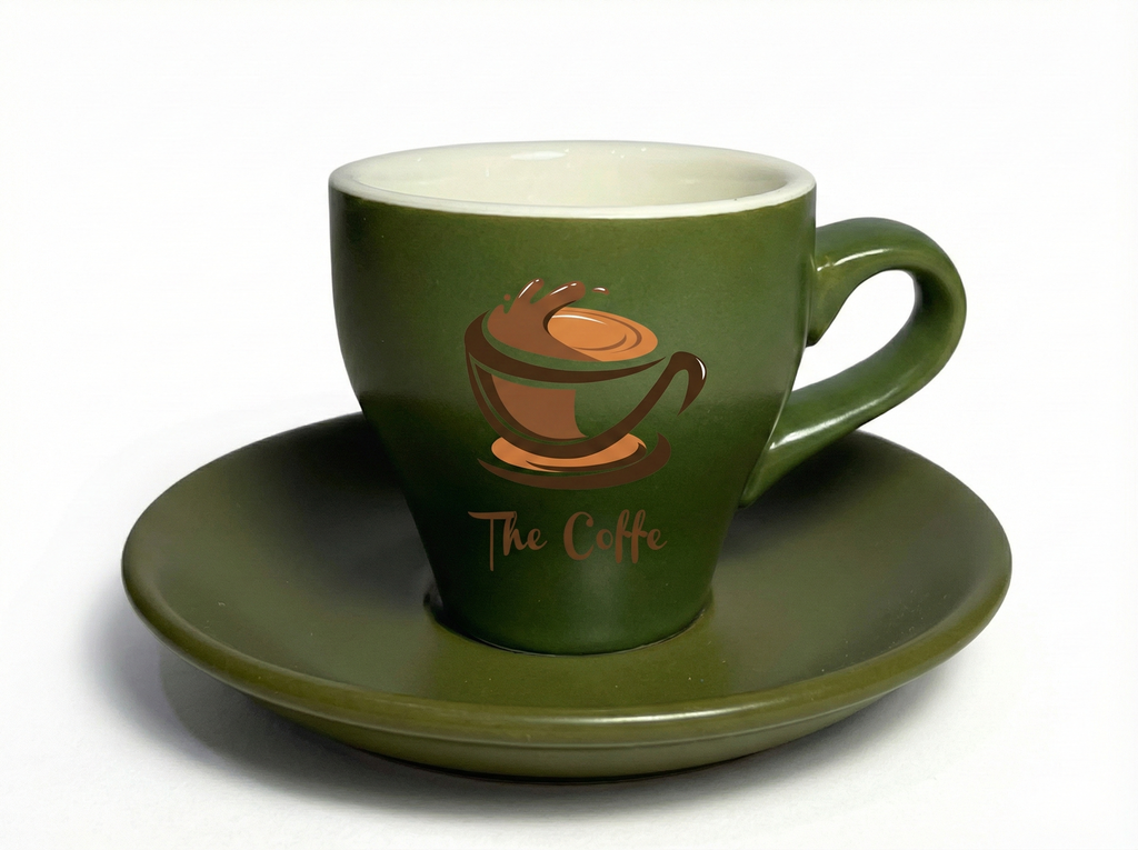 ly sứ in logo quán cafe