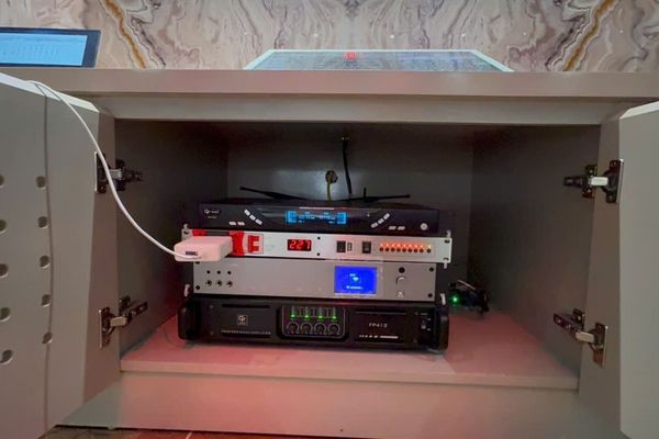 Cấu hình chi tiết của dự án dự án thi công dàn karaoke gia đình cao cấp cho nhà anh hiển ở Ocean Park 2