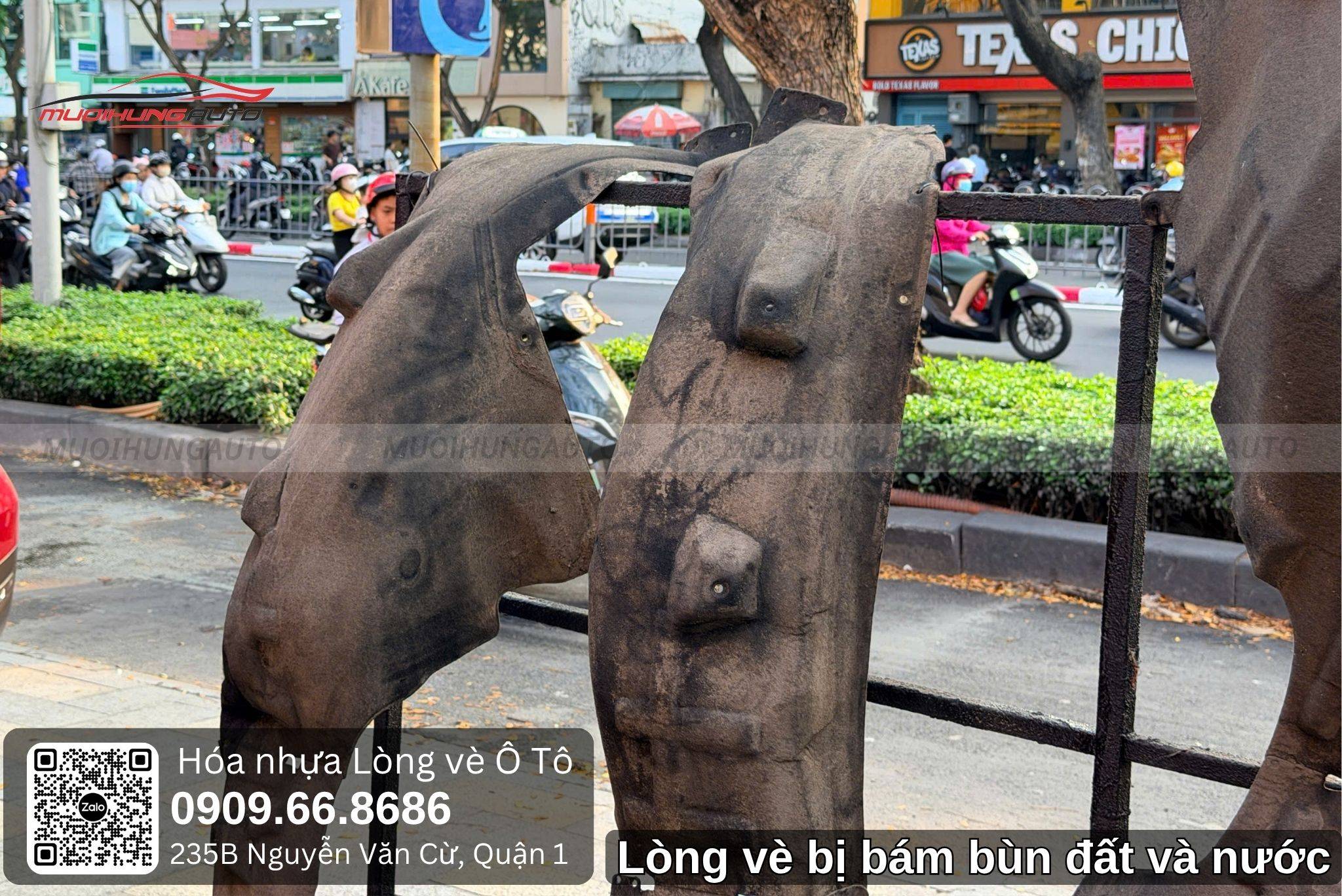 Nên Thay Mới Hay Hóa Nhựa Khi Lòng Vè Nỉ Bị Xệ, Rách? - Mười Hùng Auto