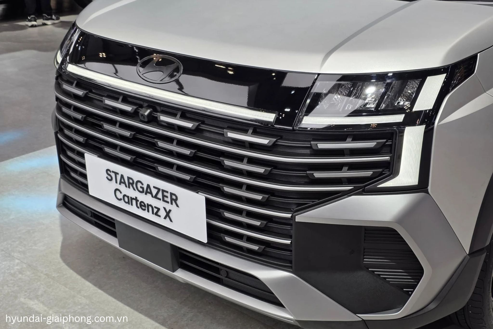 Hyundai Stargazer facelift 2026 sở hữu cụm lưới tản nhiệt cỡ lớn