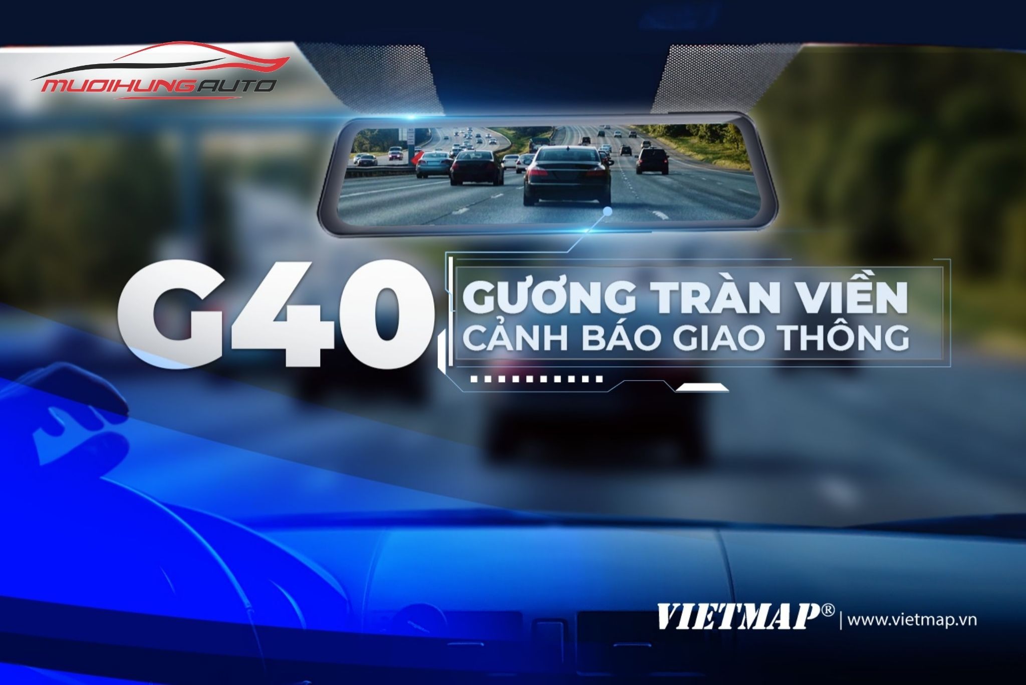 Camera hành trình góc rộng Vietmap G40