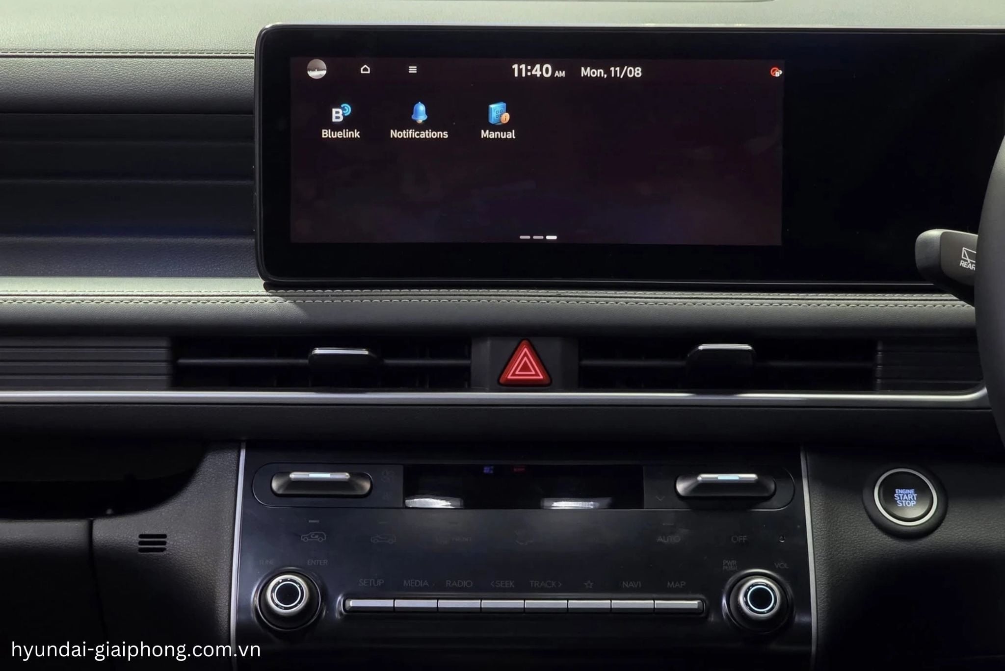 Hyundai Stargazer facelift 2026 được trang bị màn hình cảm ứng 8 inch