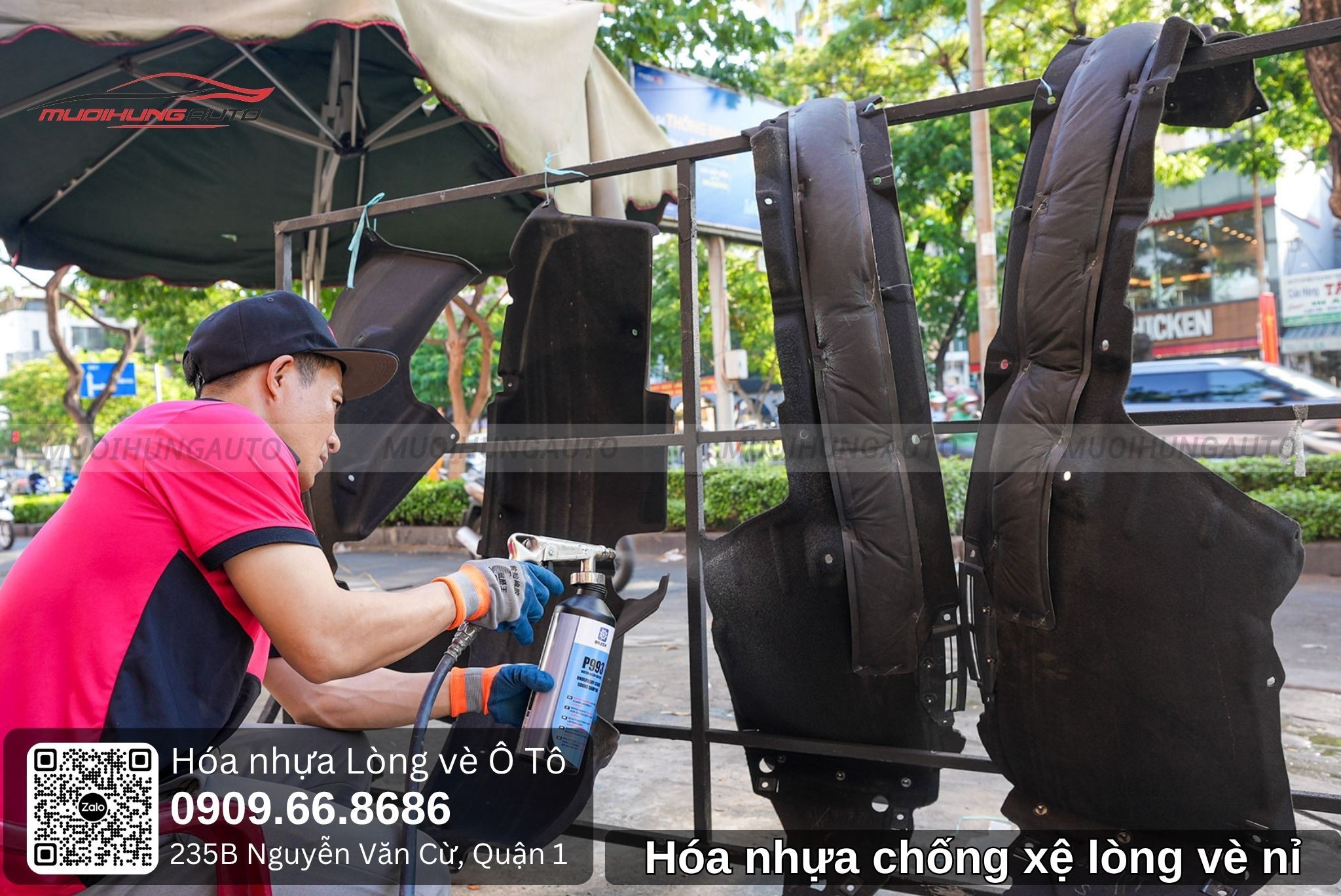 Dịch Vụ Hóa Nhựa Lòng Vè Ô Tô Chất Lượng Tại TPHCM