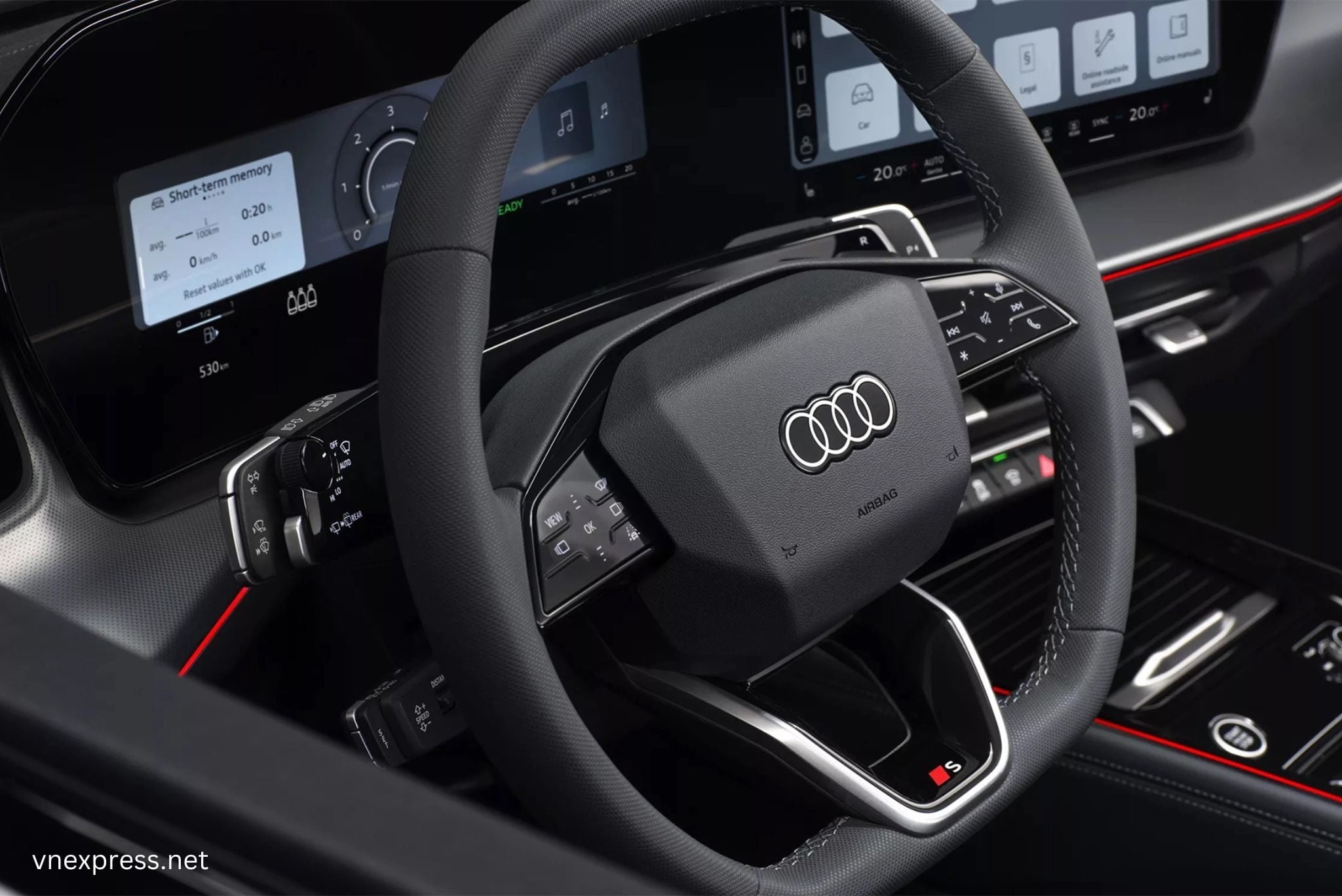 Audi Q3 Sportback 2026 sở hữu nội thất thể thao