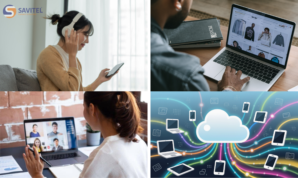 Các thiết bị hỗ trợ nhân viên làm việc từ xa