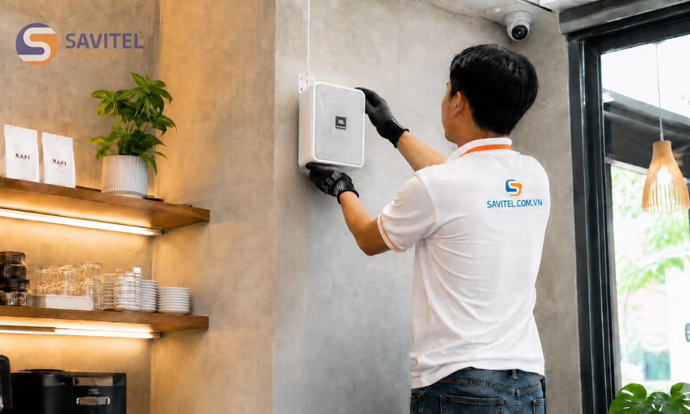 Loa JBL Control 23-1 treo tường nhỏ gọn cho quán cafe trong nhà