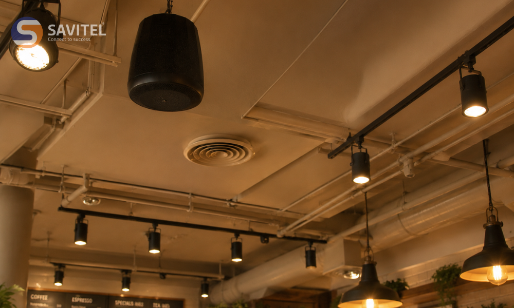 Loa JBL cho quán cafe nổi bật nhờ chất âm rõ, độ phủ tốt và nhiều kiểu lắp đặt