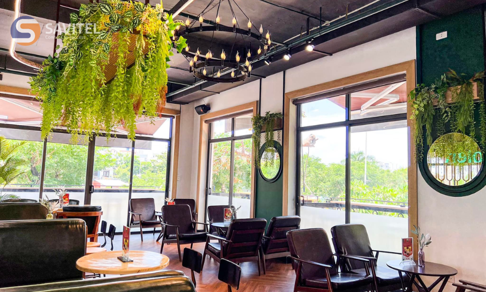 Quán cafe phát nhạc nhẹ, acoustic