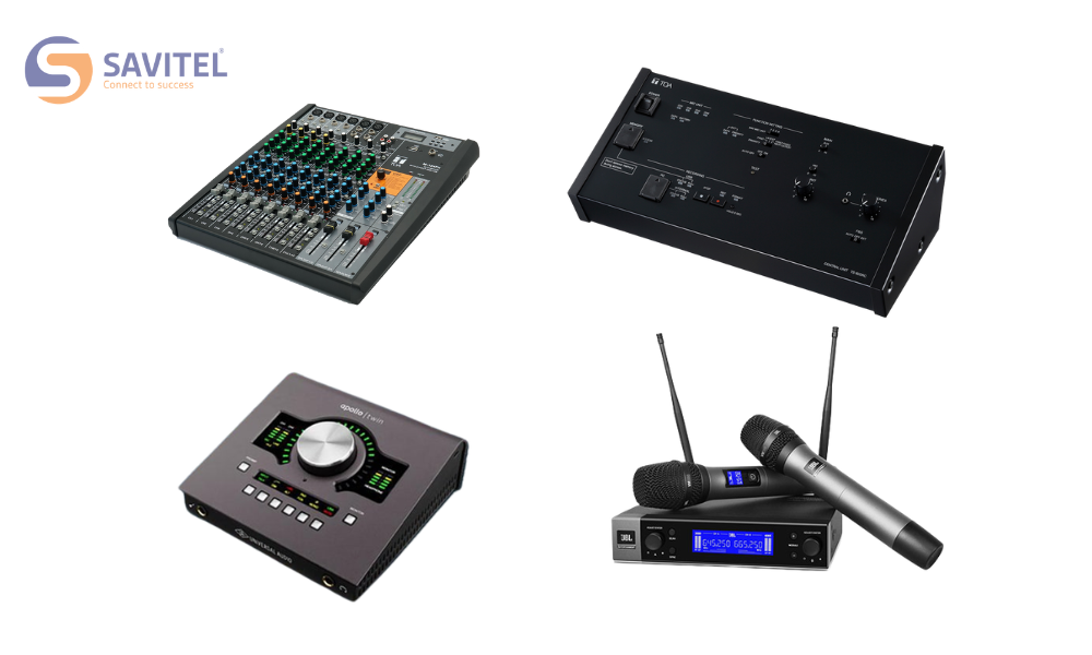 Mixer, main công suất và thiết bị xử lý tín hiệu