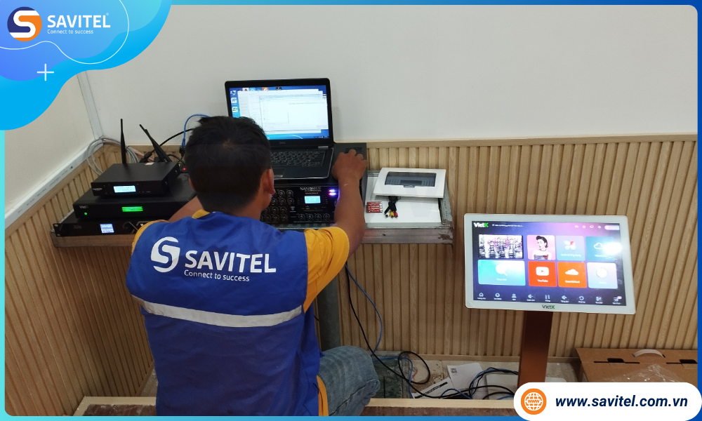 Hệ thống màn hình LED và hệ thống âm thanh do SAVITEL triển khai vận hành ổn định và hiệu quả