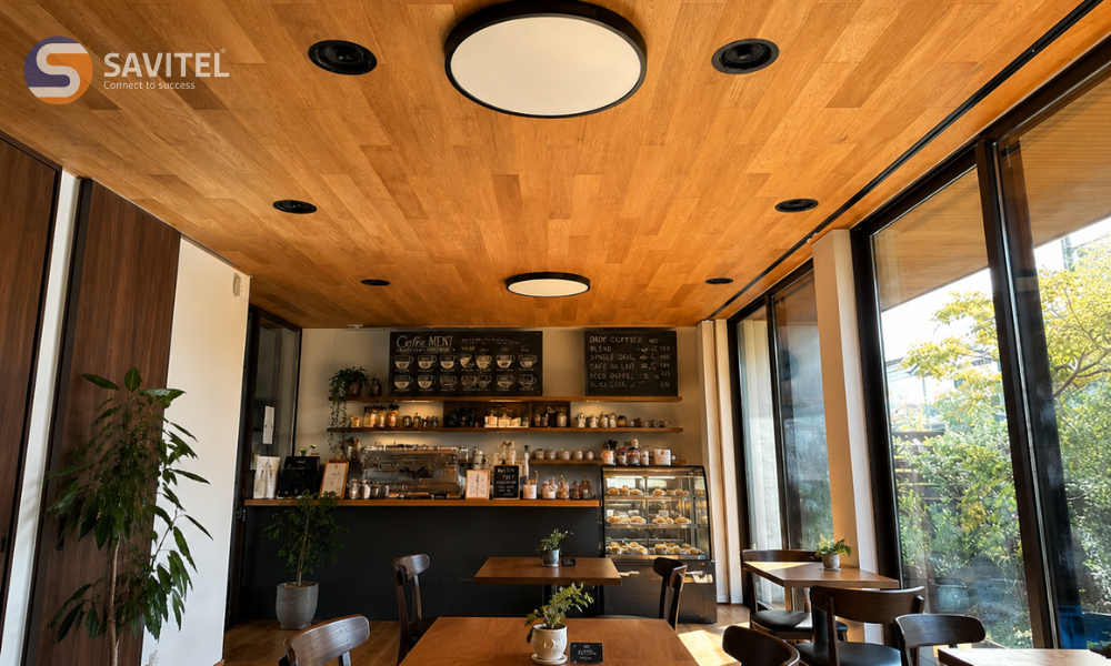 Lắp đặt âm thanh cho quán cafe