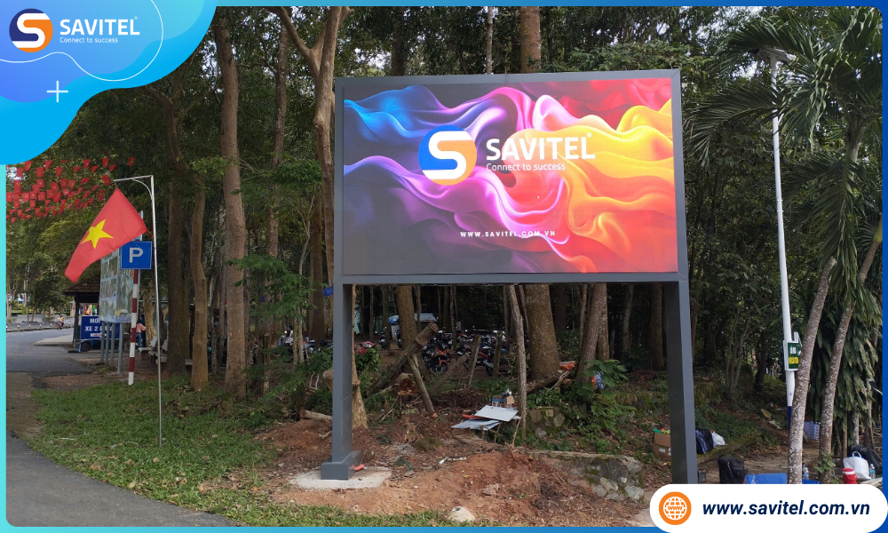 Màn hình LED ngoài trời tại Địa Đạo Củ Chi hoàn thiện và đưa vào vận hành