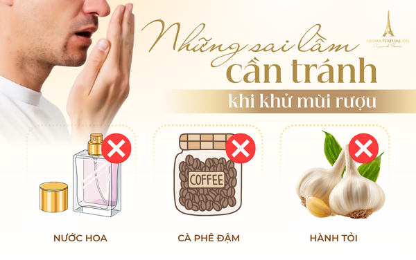 Mẹo khử mùi rượu trong phòng sau khi uống