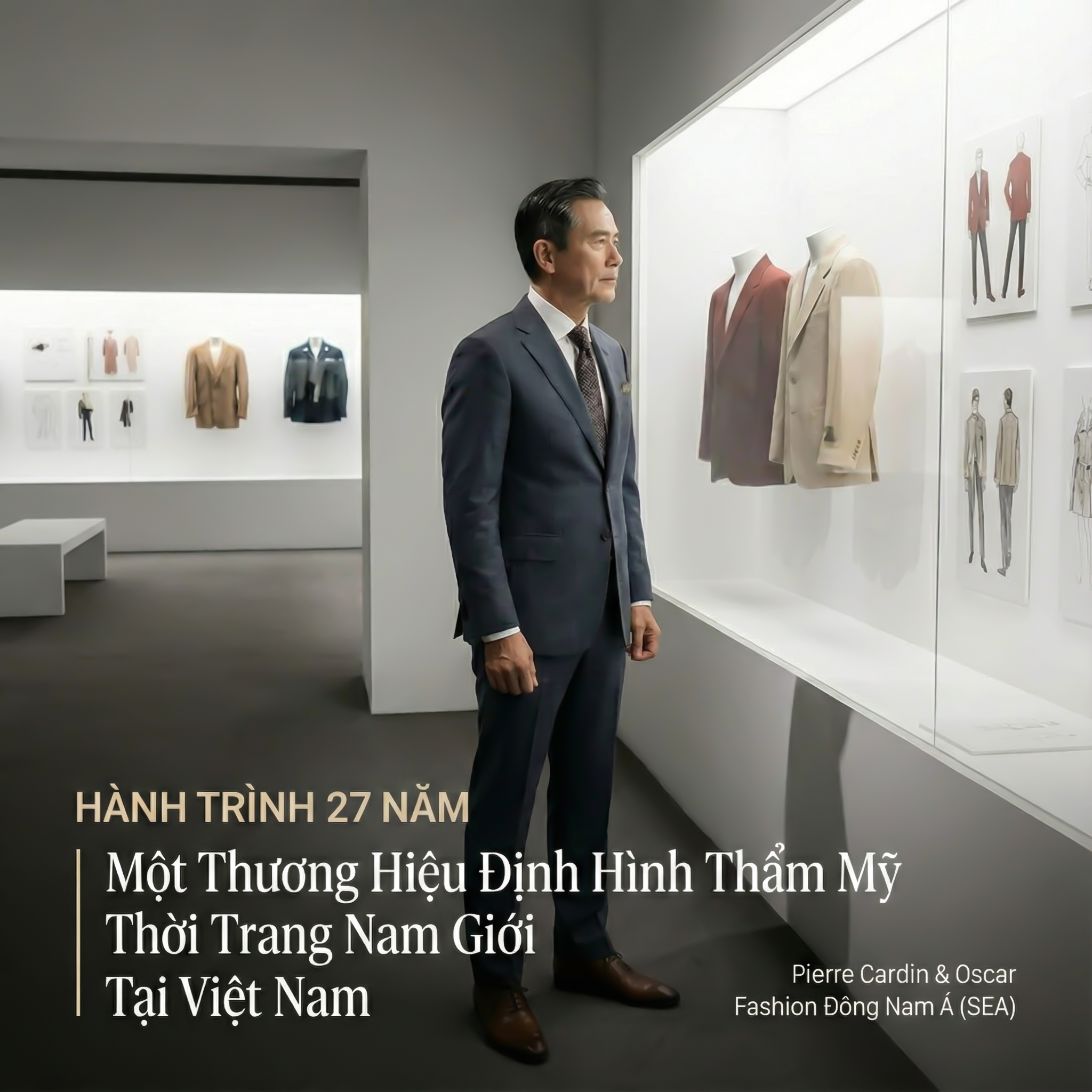 Pierre Cardin Paris Vietnam | HÀNH TRÌNH 27 NĂM: Một Thương Hiệu Định Hình Thẩm Mỹ Thời Trang Nam Giới Tại Việt Nam