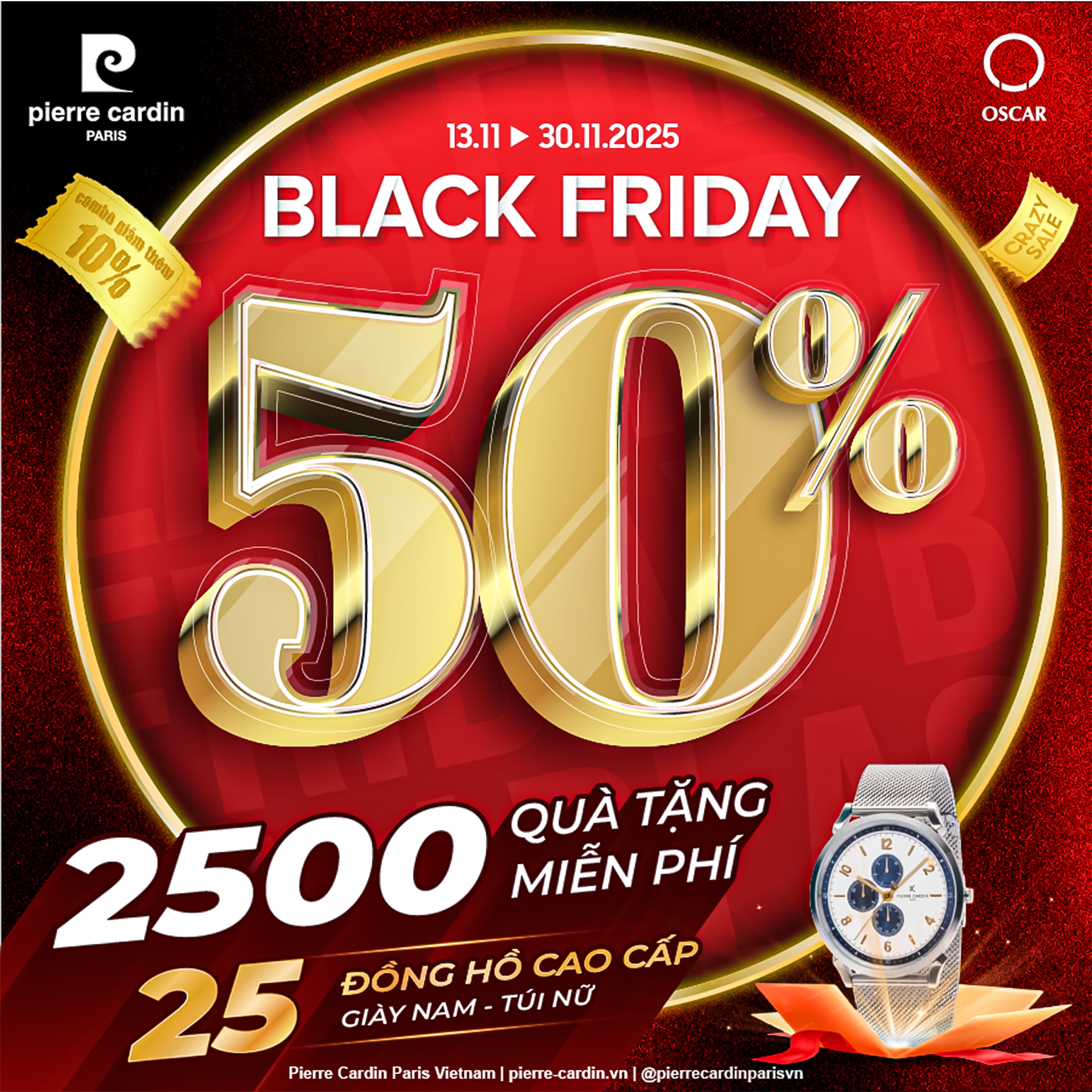 Pierre Cardin & Oscar Fashion | BLACK FRIDAY EVENT 2025