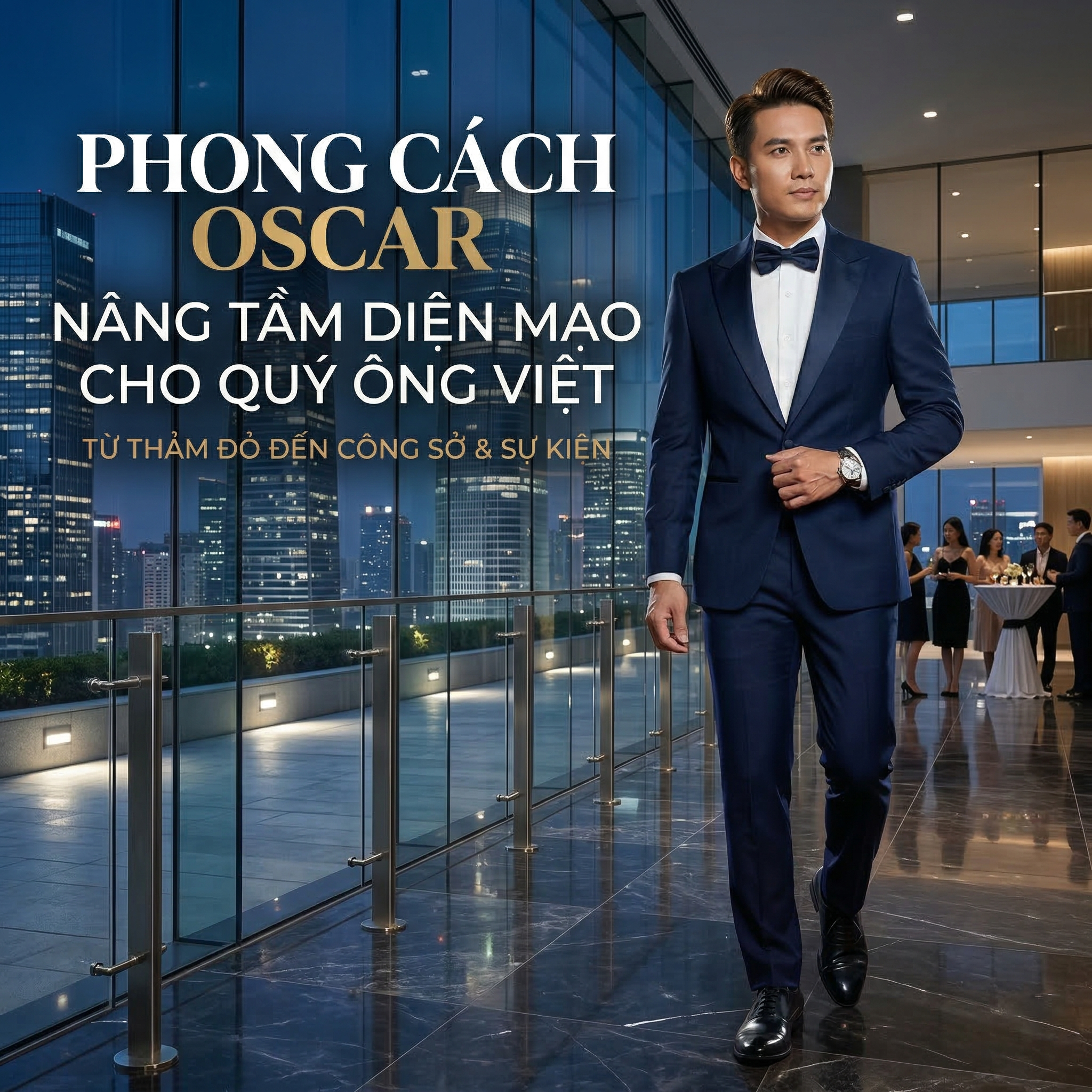 Pierre Cardin & Oscar Fashion | Giải Oscar & Phong Cách Thời Trang: Bí Quyết Mặc Chuẩn Thảm Đỏ cho Quý Ông Việt Nam