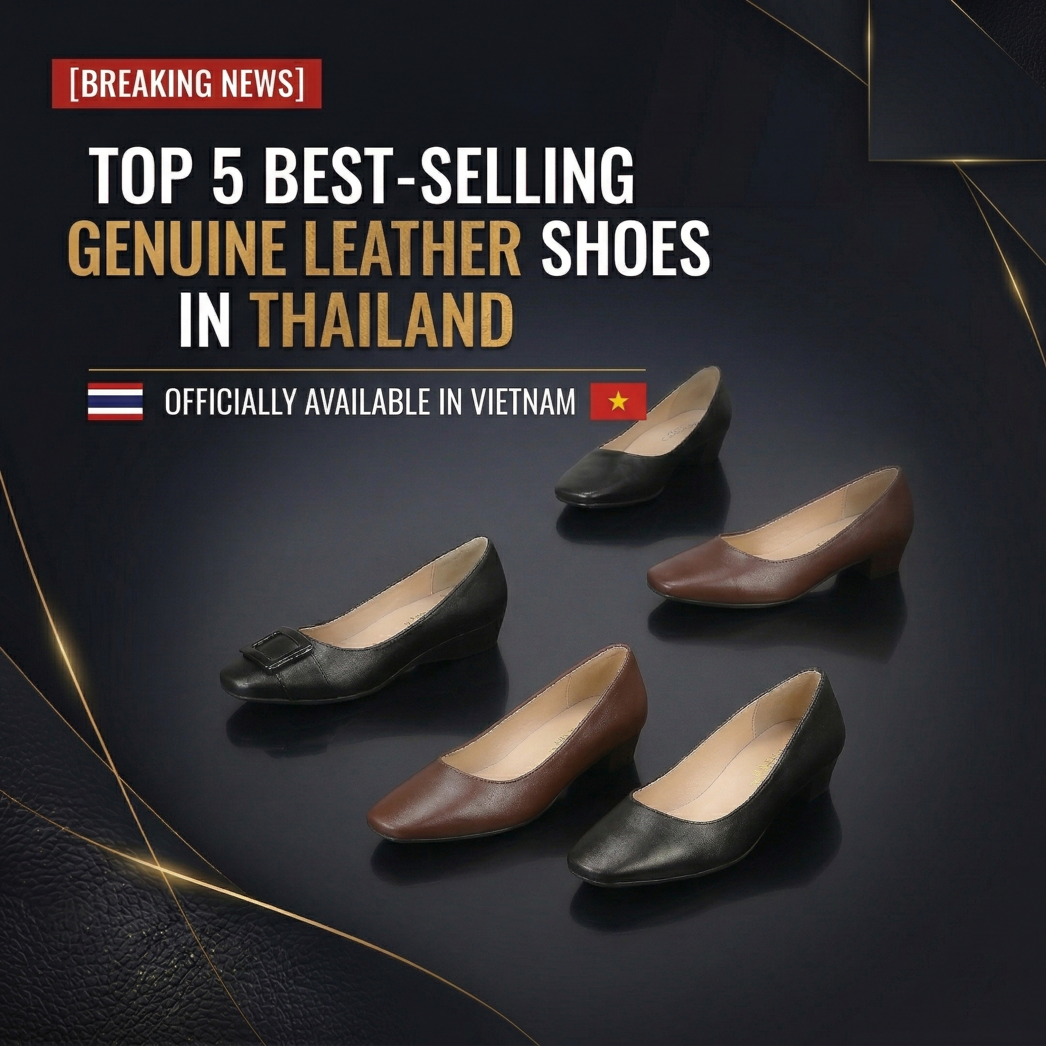 [BREAKING NEWS] Top 5 Mẫu Giày Nữ Da Thật Pierre Cardin Bán Chạy Nhất Thị Trường Thái Lan Đã Chính Thức Có Mặt Tại Việt Nam
